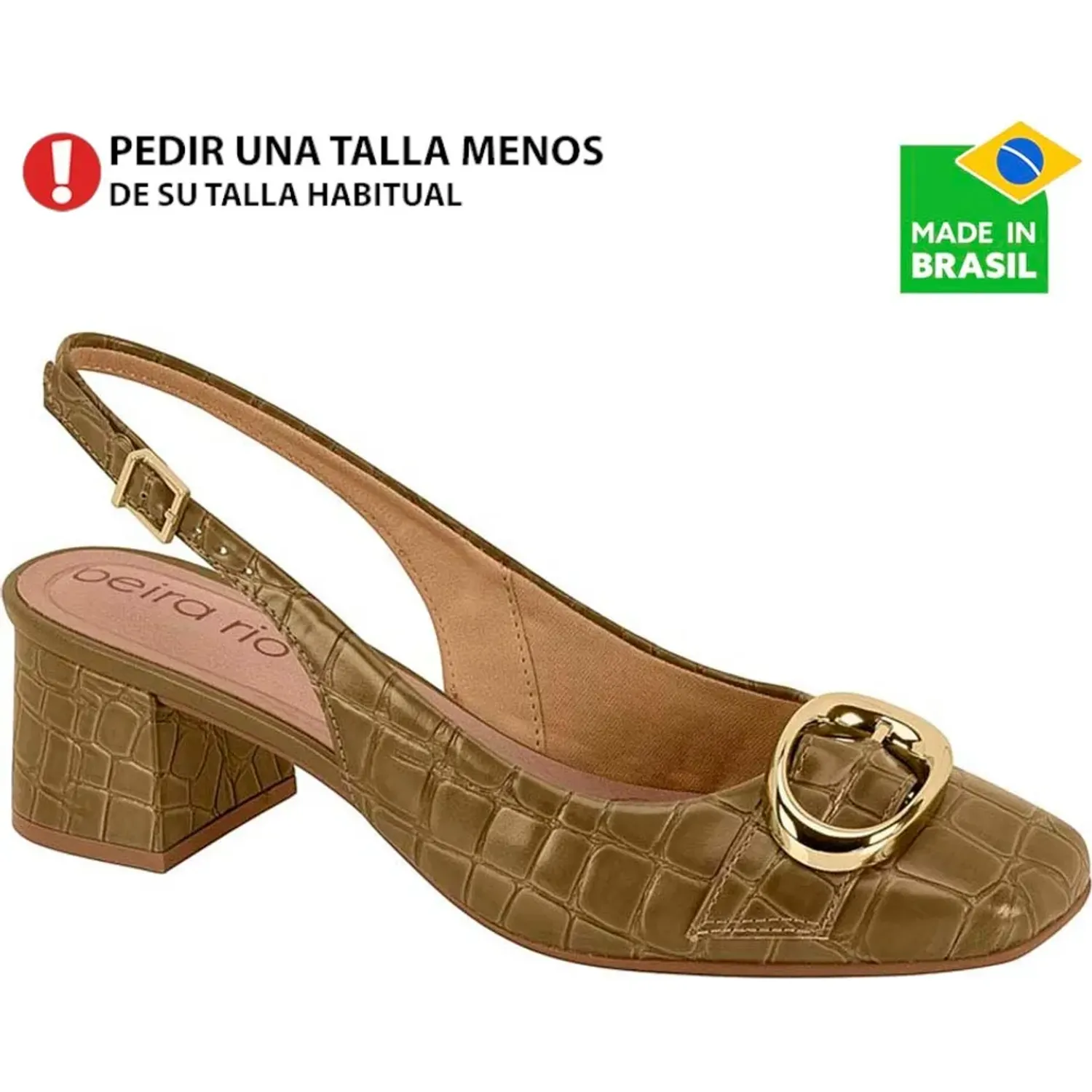BEIRA RIO Calzado Beira Rio De Vestir Mujer 4337.105. color verde | Platanitos