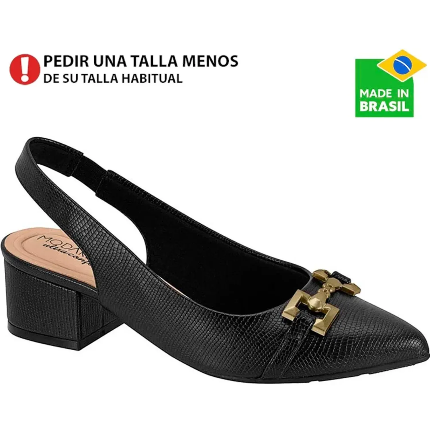 Calzado Modare De Vestir Mujer 7340.135. color negro | Platanitos