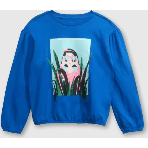 Polo Colloky Niña Poje8850i24 color azul | Platanitos