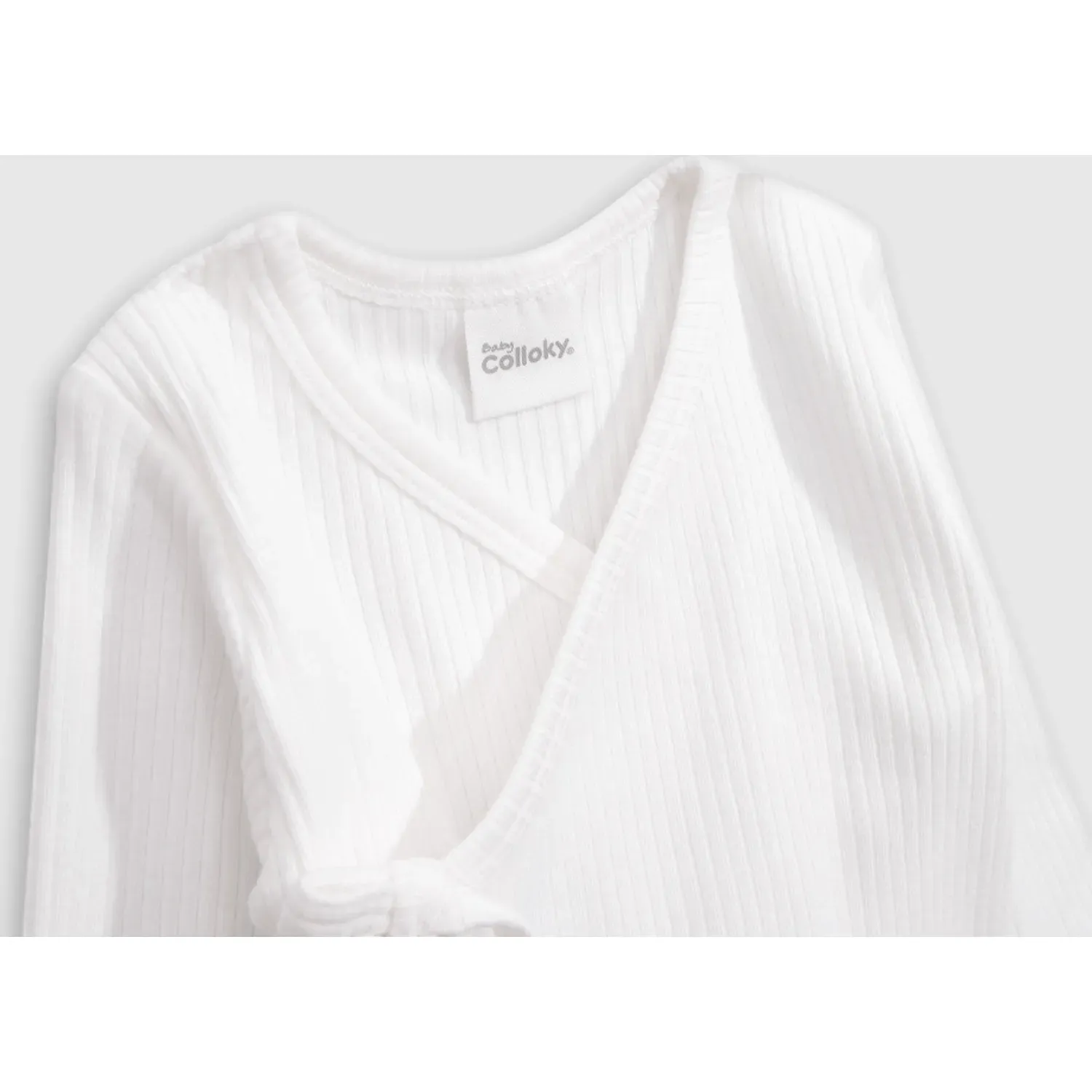 Body Colloky Niño Bypuu109v25 color blanco | Platanitos