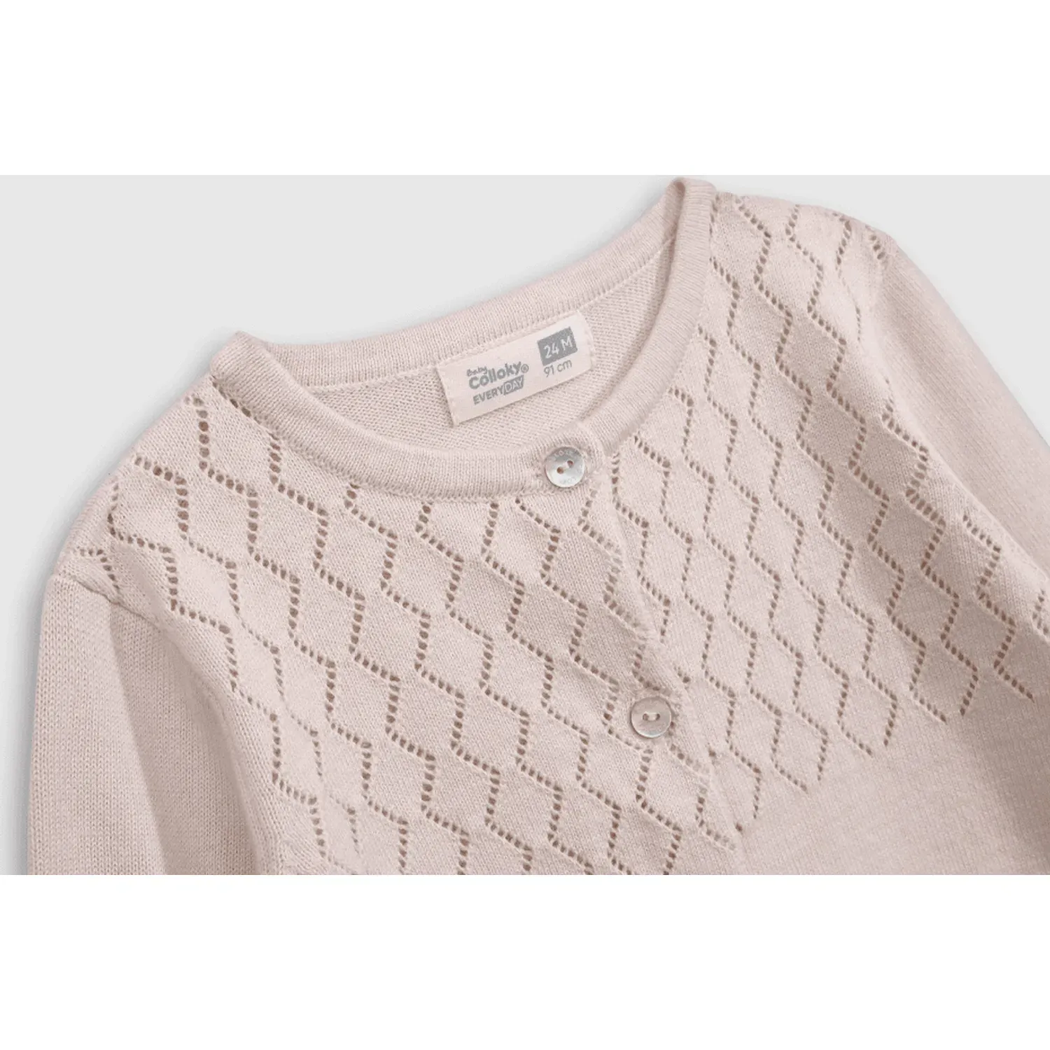 Colloky Chaleco Colloky Niña Chla0677v25 color beige | Platanitos