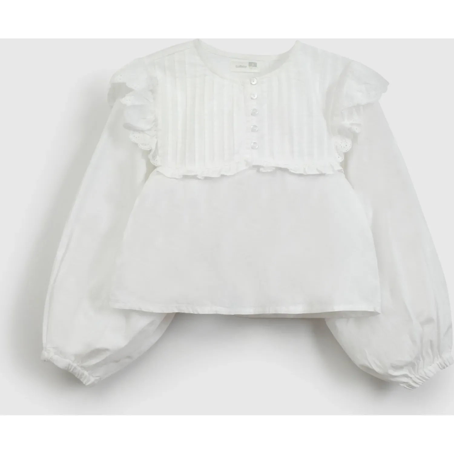 Colloky Blusa Colloky Niña Blvl0209v26 color blanco | Platanitos