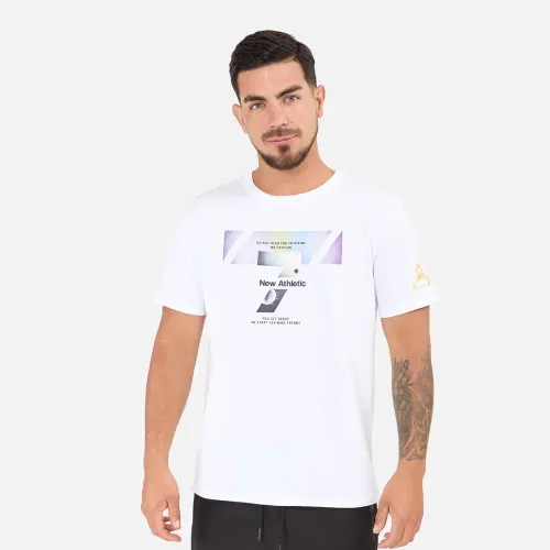 NEW ATHLETIC Polo Manga Corta Deportivo Hombre Space