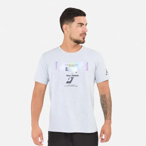 NEW ATHLETIC Polo Manga Corta Deportivo Hombre Space