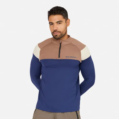 NEW ATHLETIC Polo Manga Larga Deportivo Hombre Alejandro