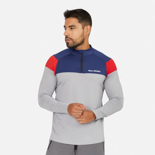 NEW ATHLETIC Polo Manga Larga Deportivo Hombre Alejandro
