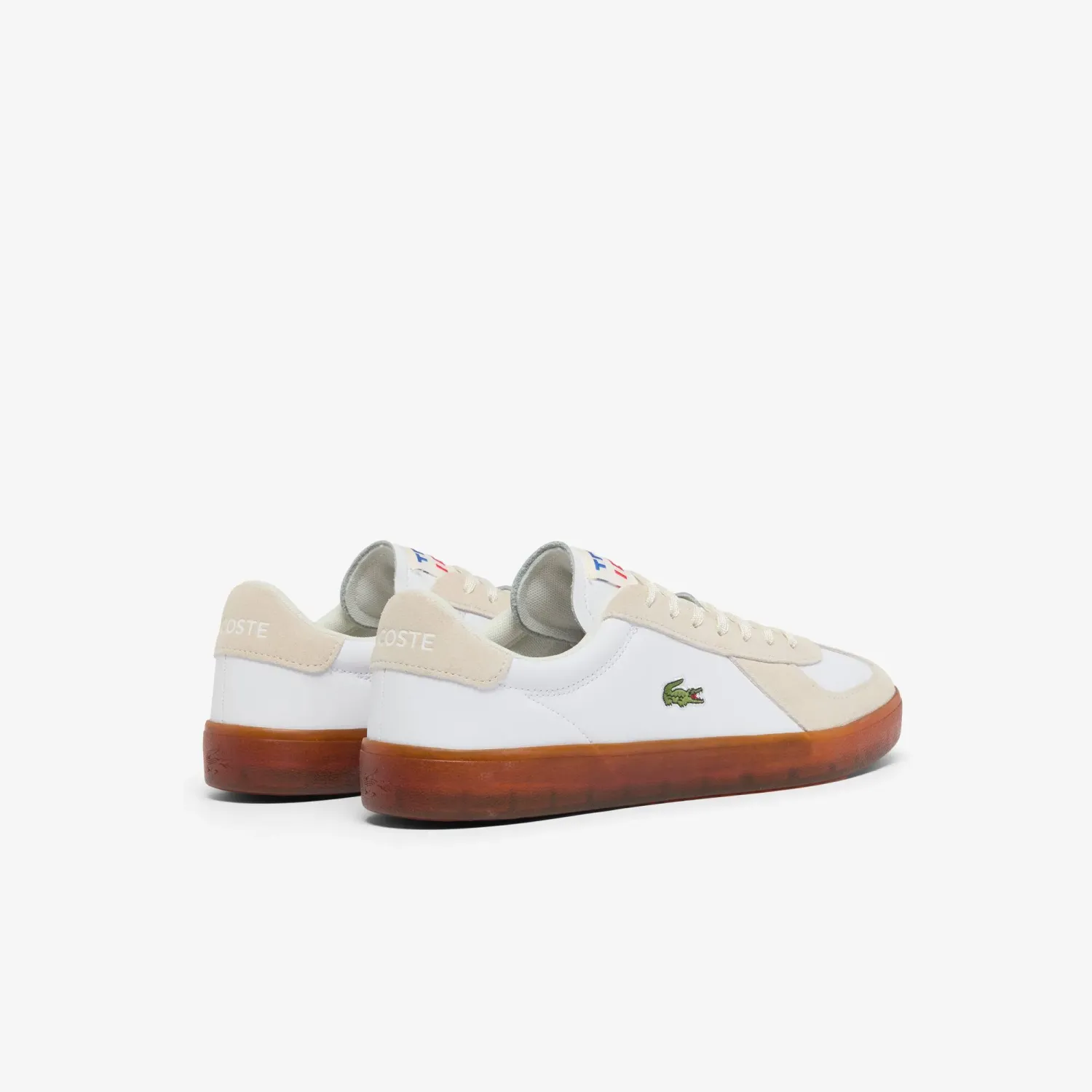 LACOSTE Zapatillas Lacoste Urbanas Hombre Baseshot Pro color blanco / beige | Platanitos