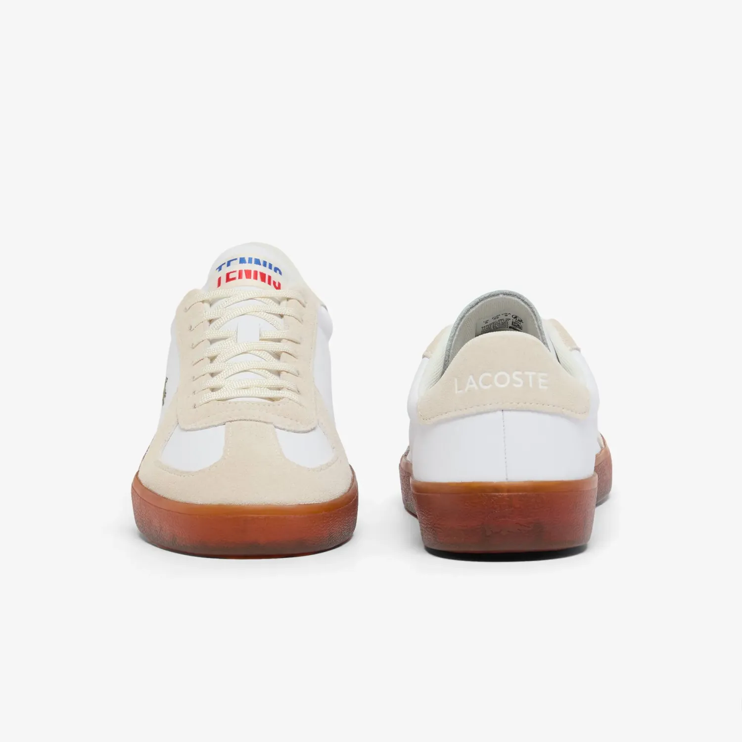 LACOSTE Zapatillas Lacoste Urbanas Hombre Baseshot Pro color blanco / beige | Platanitos