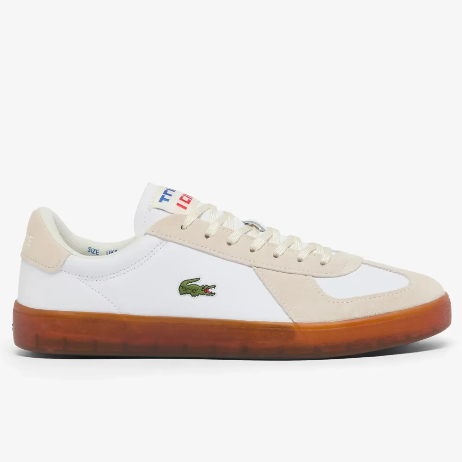 LACOSTE Zapatillas Lacoste Urbanas Hombre Baseshot Pro color blanco / beige | Platanitos