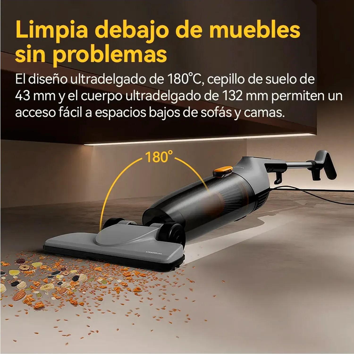 DEERMA Aspiradora Deerma 2 En 1 Multifuncional Dx170 600w color gris | Platanitos