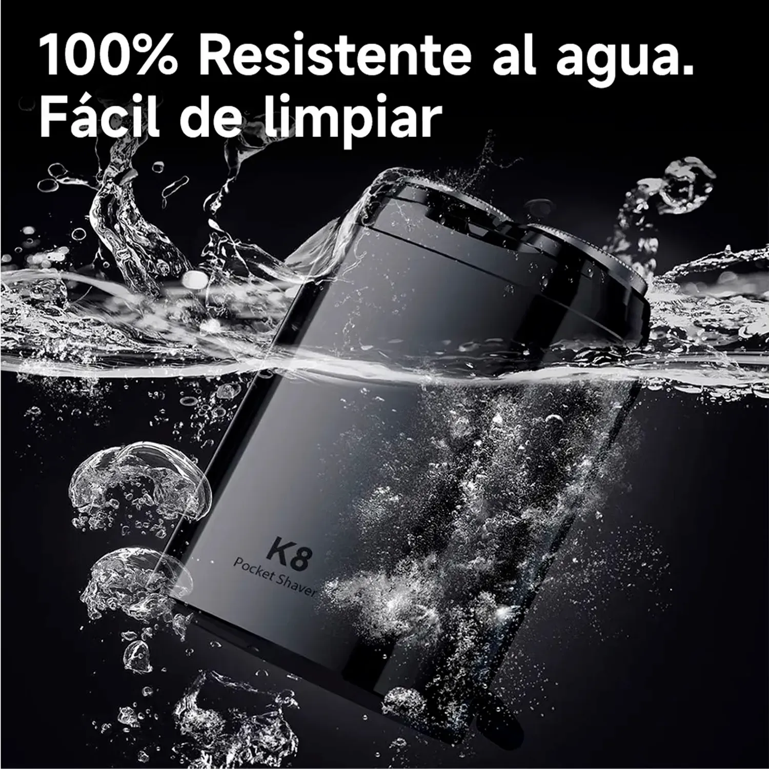 ENCHEN Afeitadora Enchen Electrica Portátil K8 - Portátil Usb-C color negro | Platanitos