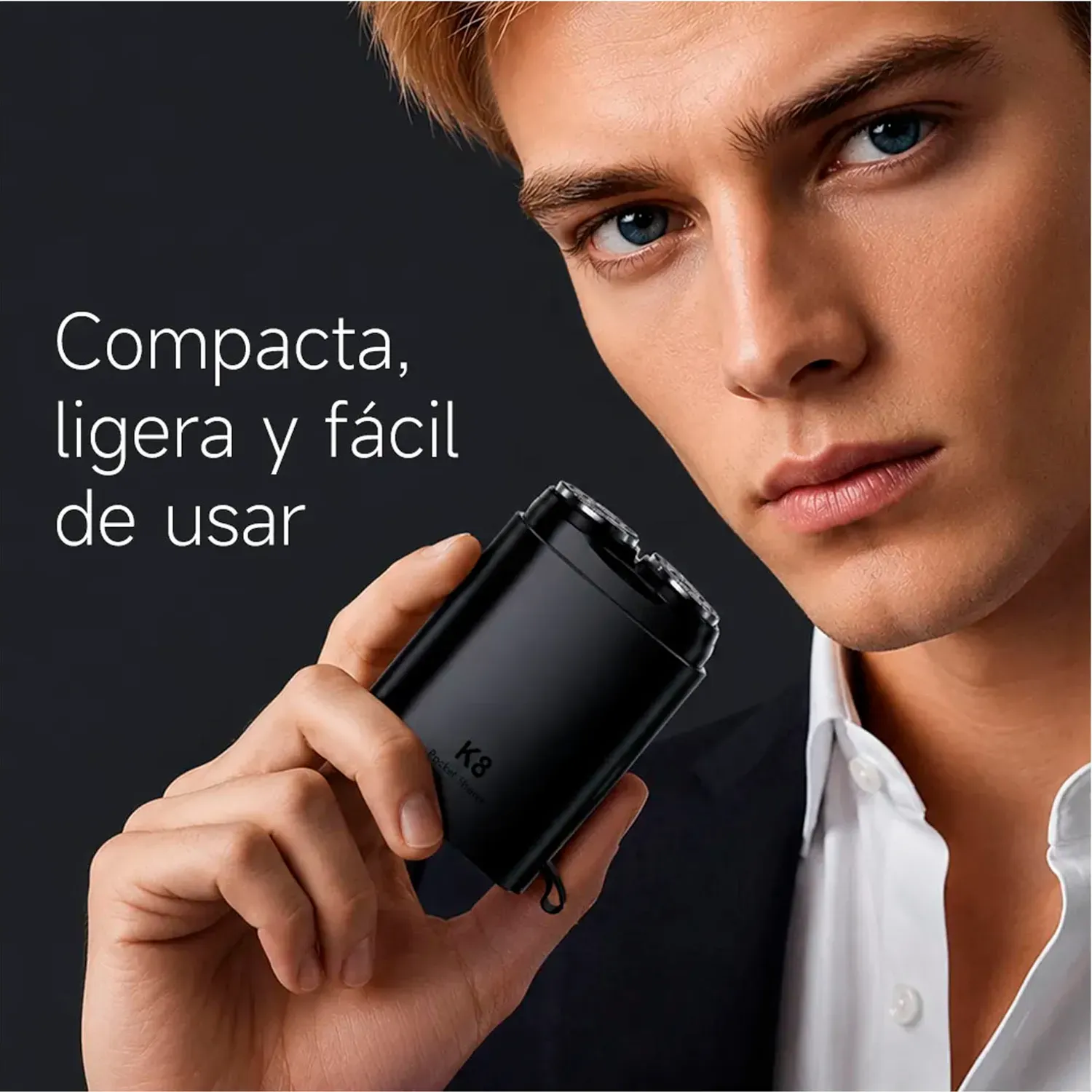 ENCHEN Afeitadora Enchen Electrica Portátil K8 - Portátil Usb-C color negro | Platanitos