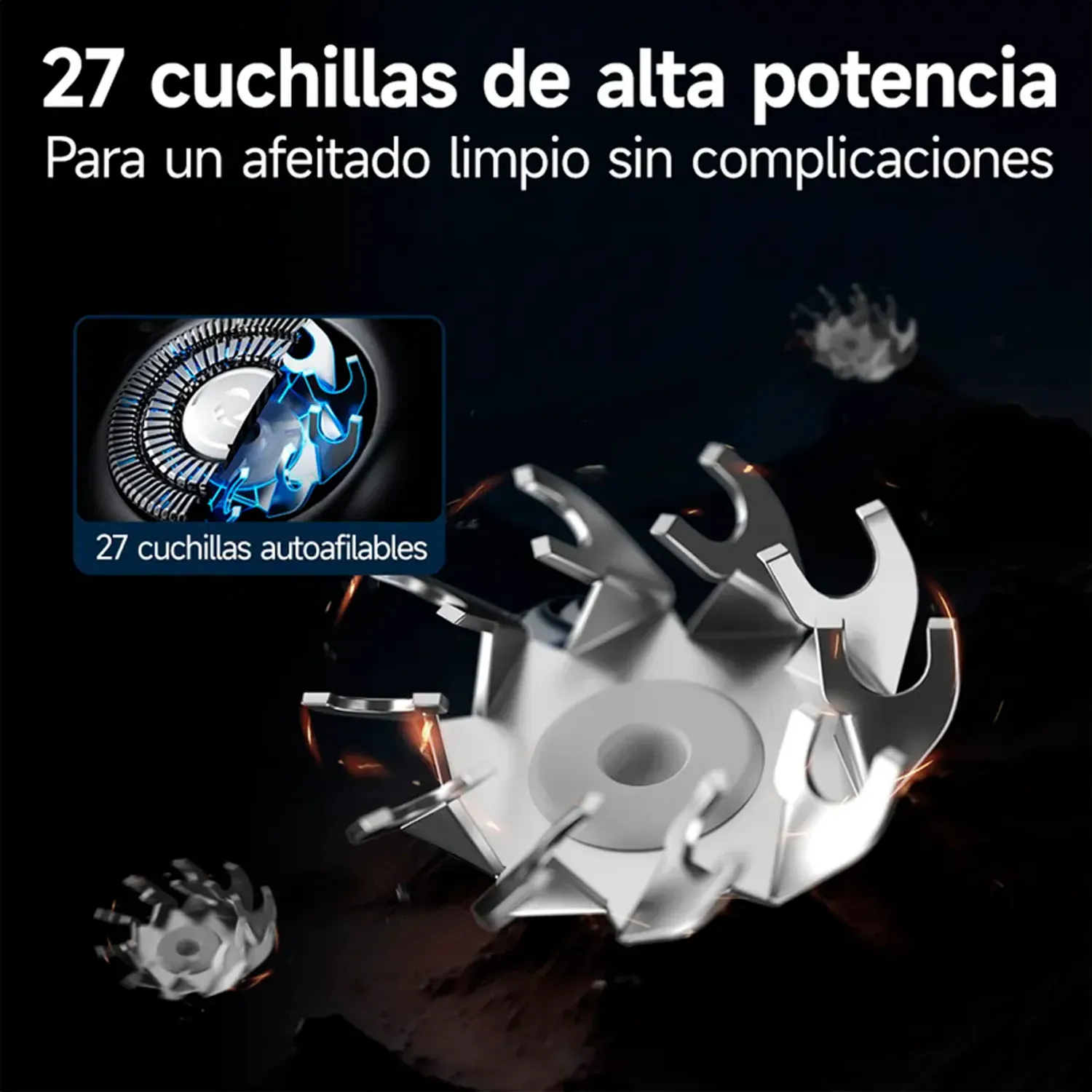 ENCHEN Afeitadora Enchen Multifuncional Modelo X8s-C - 5 En 1 Usb-C color negro | Platanitos