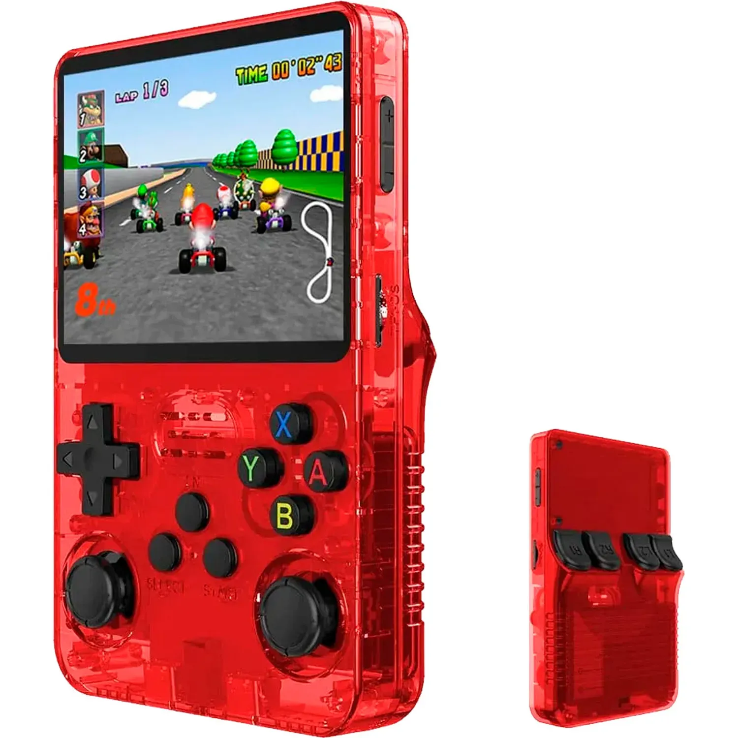 GENERICO Mini Generico Consola Retro R36s Rojo 64gb + Estuche Negro color rojo | Platanitos