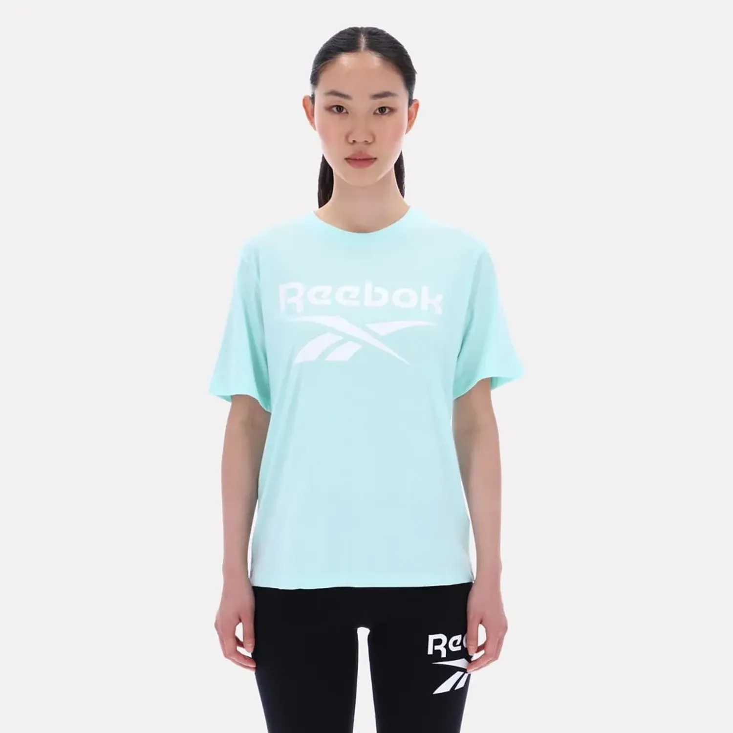 Reebok Polo Reebok Deportiva Mujer Nova Big Logo Oversized Crw Ss color azul | Platanitos