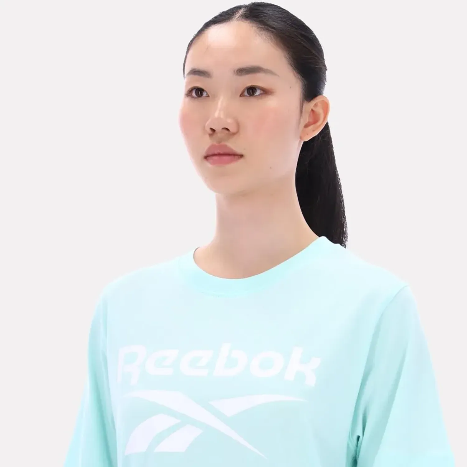 Reebok Polo Reebok Deportiva Mujer Nova Big Logo Oversized Crw Ss color azul | Platanitos