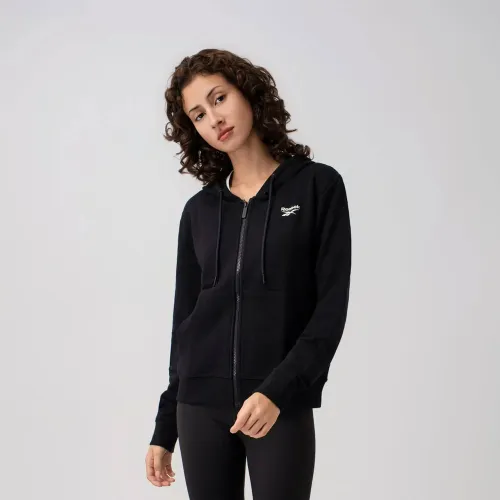Reebok Polera Deportivo Mujer Small Logo Fleece Hoodie
