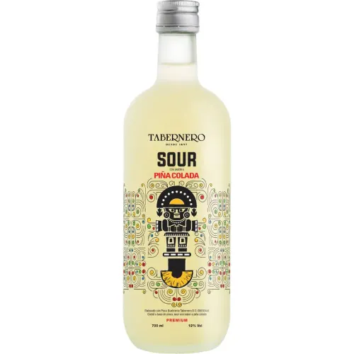 (Rtd) Tabernero Sour Piña Colada Botella 700ml color varios | Platanitos