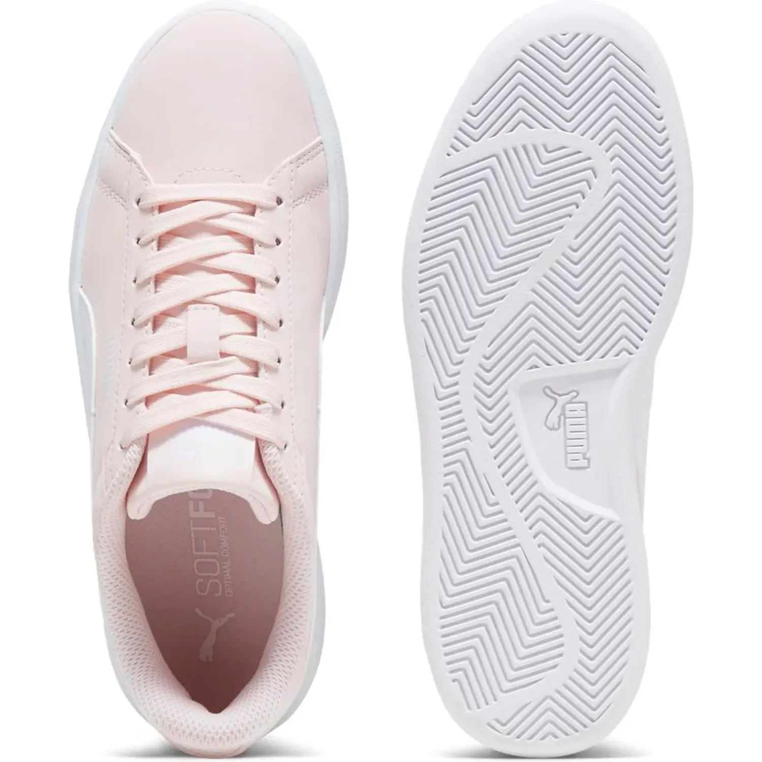 Puma Zapatillas Puma Urbanas Juvenil Smash 3.0 Buck Jr color rosado | Platanitos