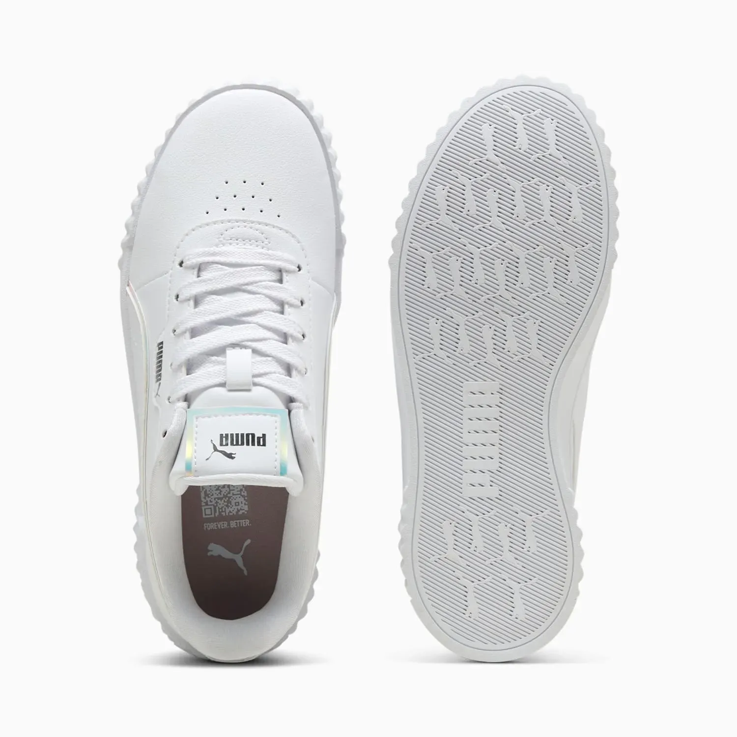 Puma Zapatillas Puma Urbanas Juvenil Carina 3.0 Holo 2.0 Jr color blanco | Platanitos