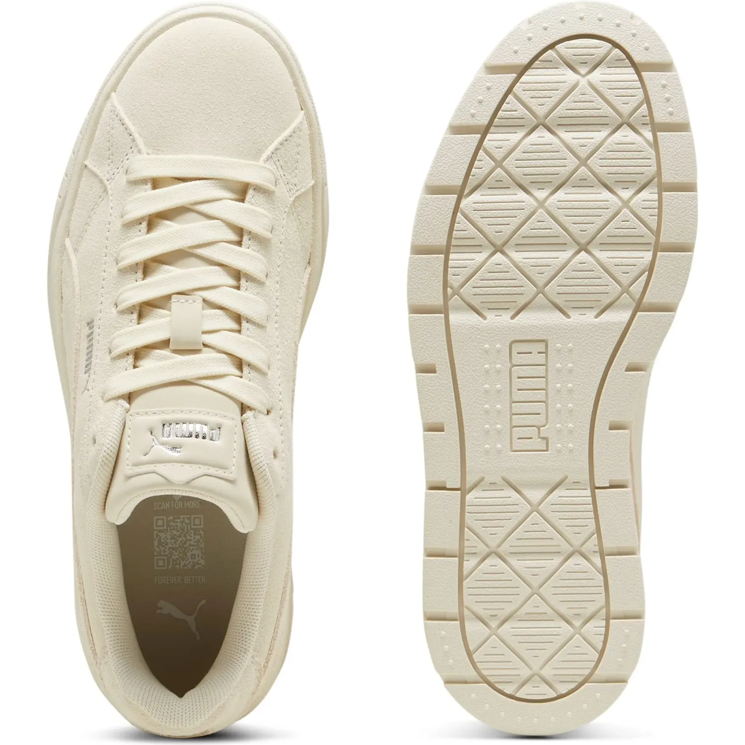 Puma Zapatillas Puma Urbanas Mujer Karmen Ii color crema | Platanitos