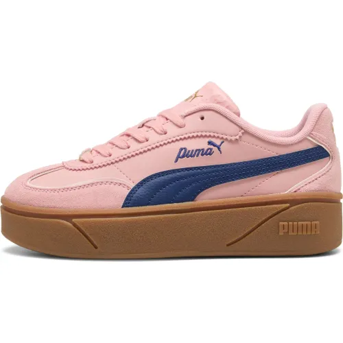 Zapatillas Puma Urbanas Mujer Club Ii Era Platform Lux color rosado | Platanitos