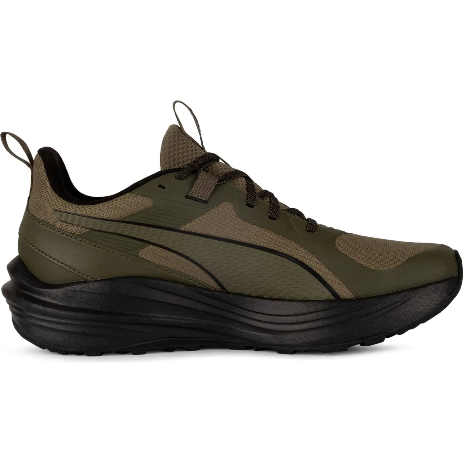Zapatillas Puma Trail Running Hombre Flare Pro Trail Ptx color verde | Platanitos