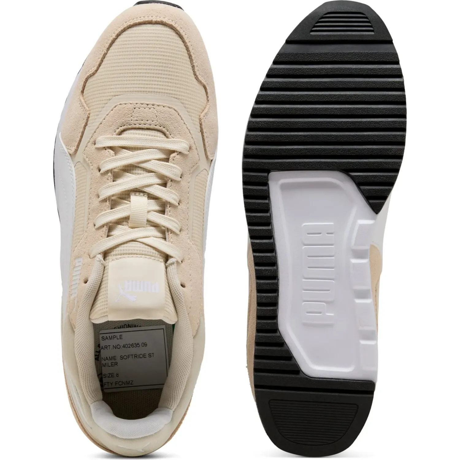 Puma Zapatillas Puma Urbanas Hombre Softride St Miler color beige | Platanitos