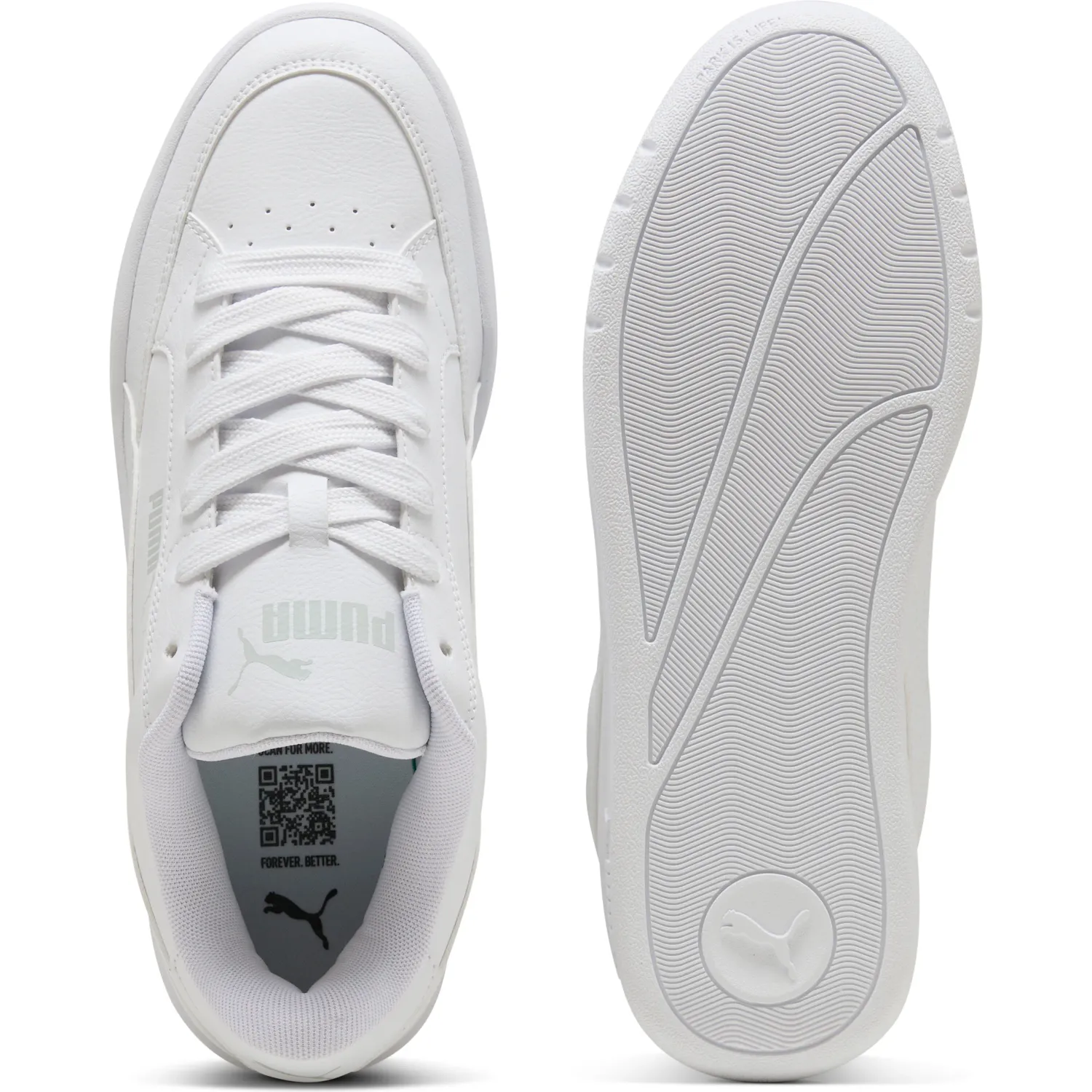 Zapatillas Puma Urbanas Hombre Park Lt color blanco | Platanitos