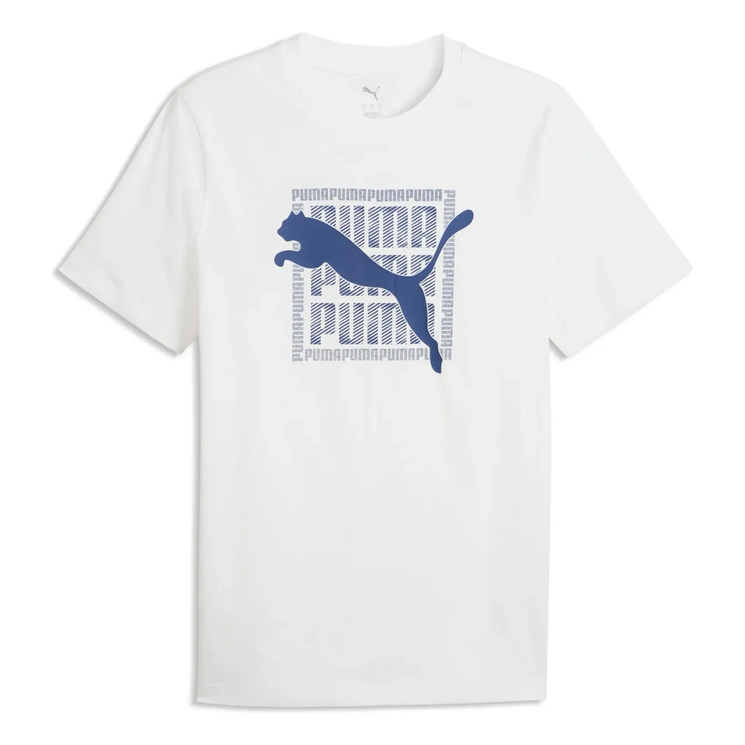 Puma Polo Puma Deportivo Hombre Graphic Puma Wording Tee color blanco | Platanitos