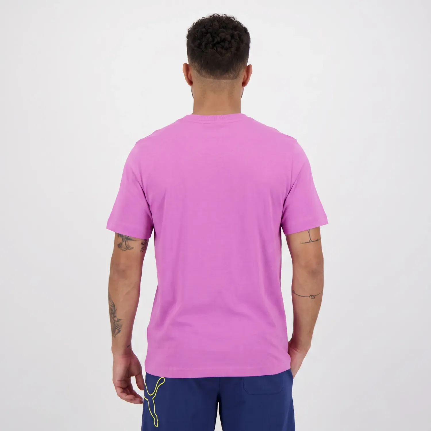 Puma Polo Puma Deportivo Hombre Ess Logo Lab Summer Tee color rosado | Platanitos