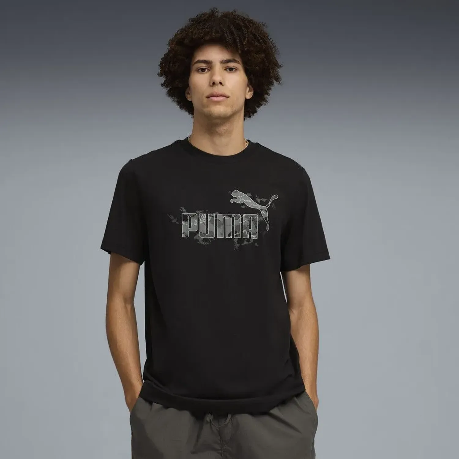 Puma Polo Puma Deportivo Hombre Camo Tee color negro | Platanitos