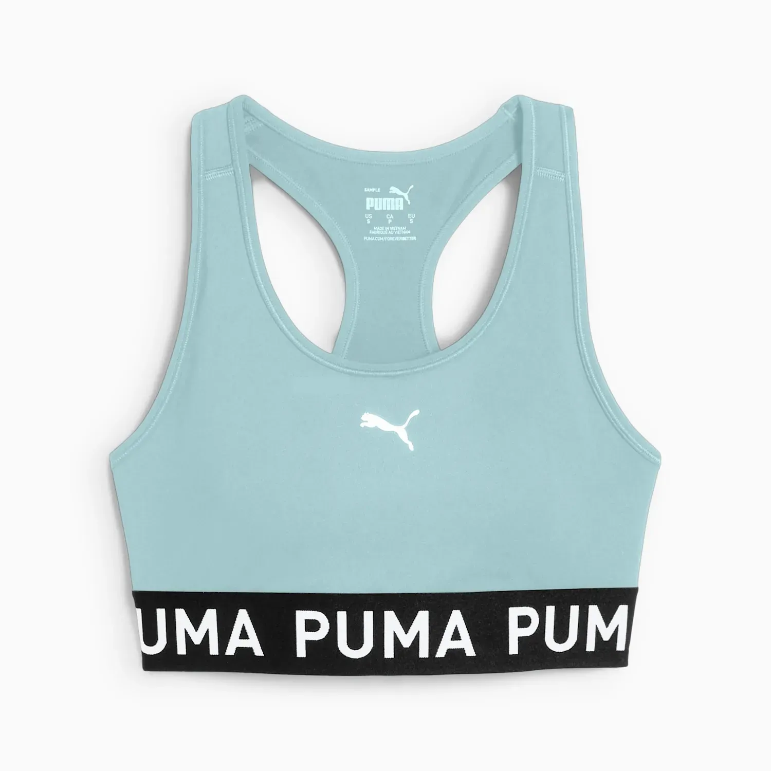 Puma Top Puma Training Mujer 4keeps Strong Bra - Mid color celeste | Platanitos