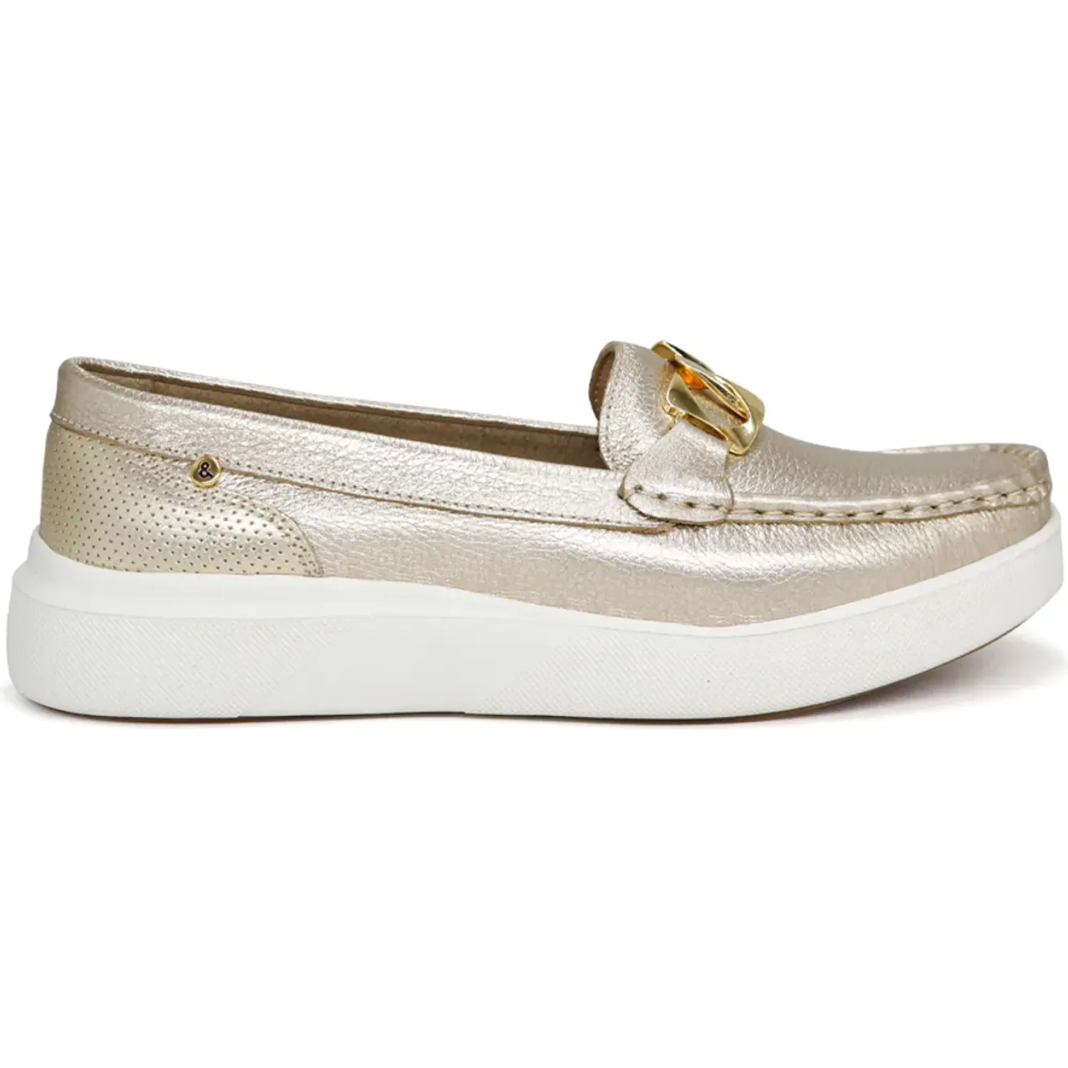 Mocasin Par&Ss Casual De Cuero Mujer Ceda-Ka26q3 color dorado | Platanitos