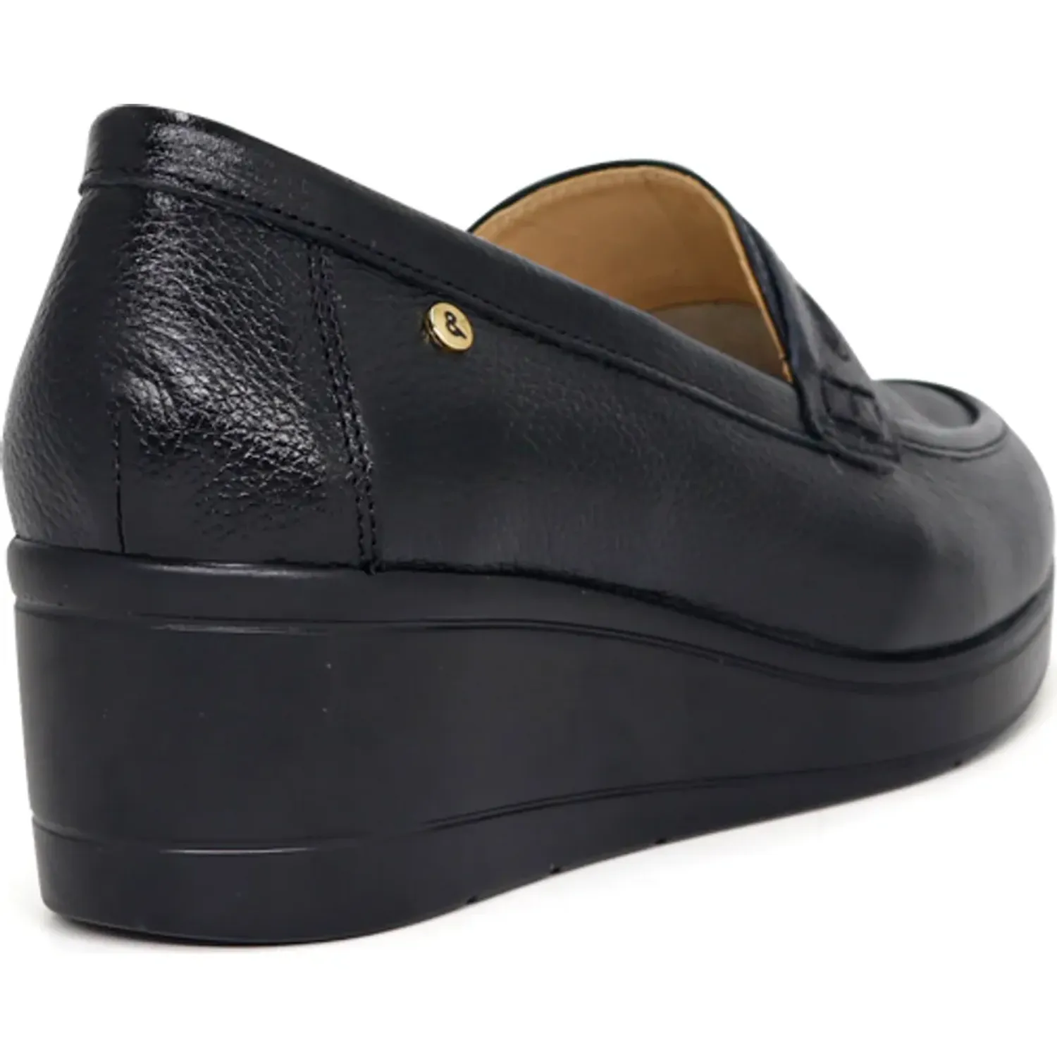 PAR&SS Mocasin Par&Ss Casual De Cuero Mujer 2681-Ka26q3-N color negro | Platanitos