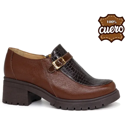 PAR&SS Zapato Casual De Cuero Mujer  2675-Ka26q3