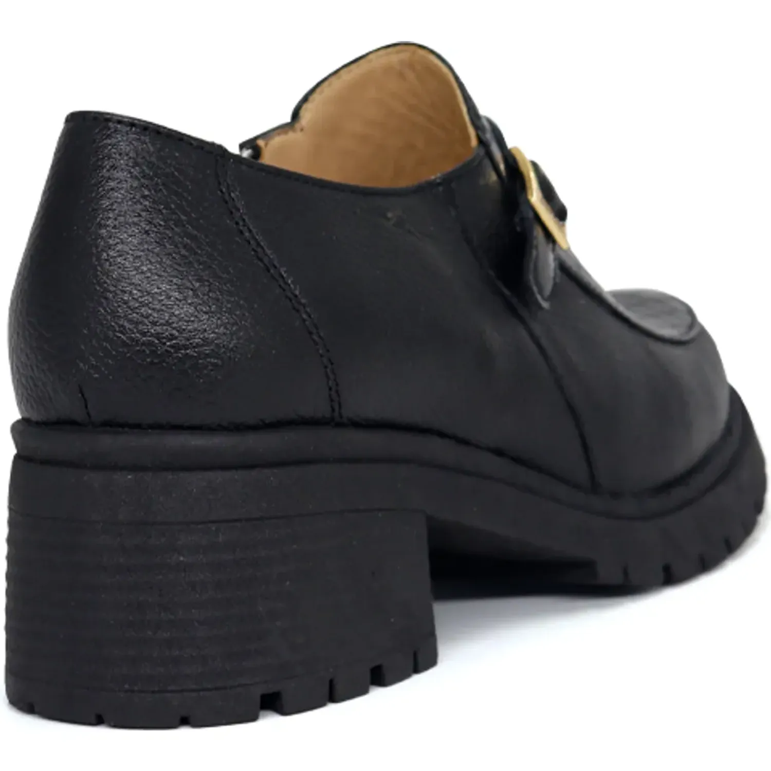PAR&SS Zapato Par&Ss Casual De Cuero Mujer 2675-Ka26q3-N color negro | Platanitos