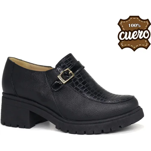 PAR&SS Zapato Casual De Cuero Mujer 2675-Ka26q3