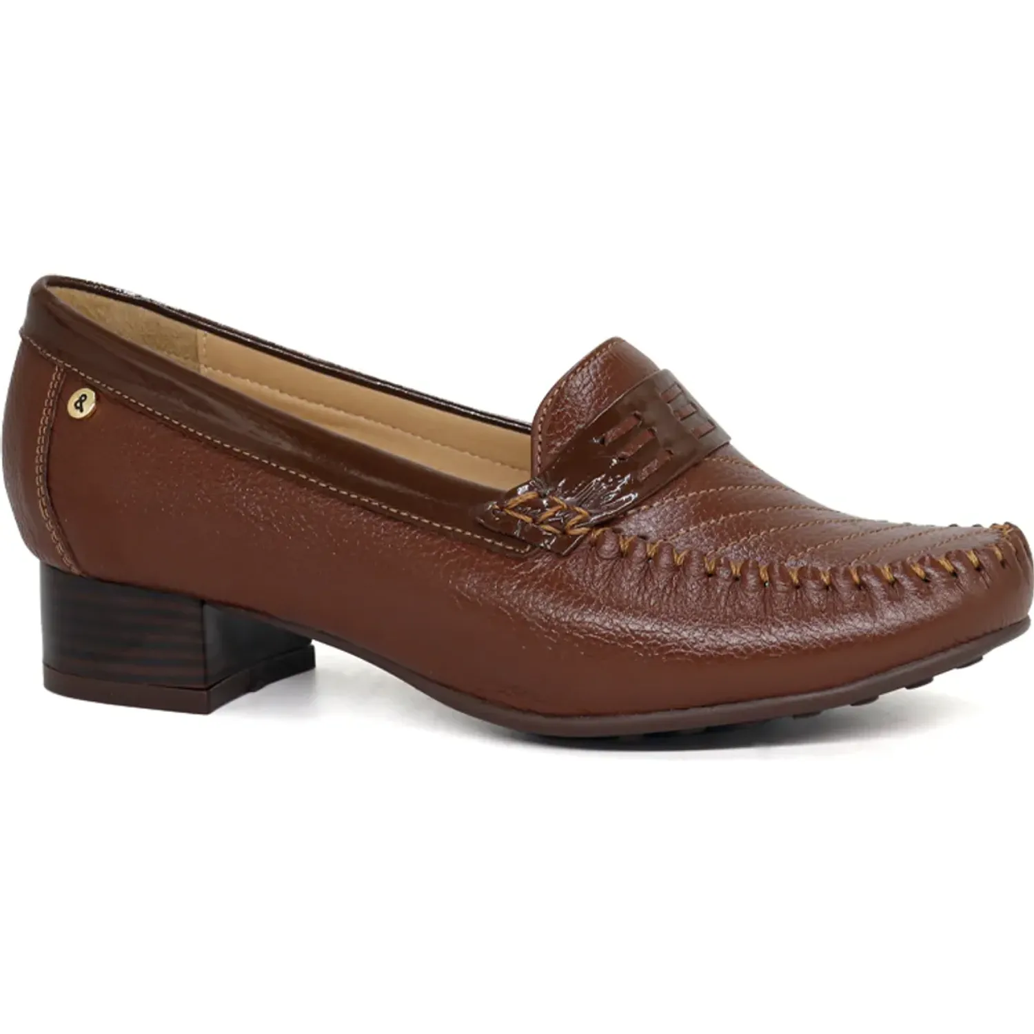PAR&SS Zapato Par&Ss Casual De Cuero Mujer 2673-Ka26q3 color marron | Platanitos