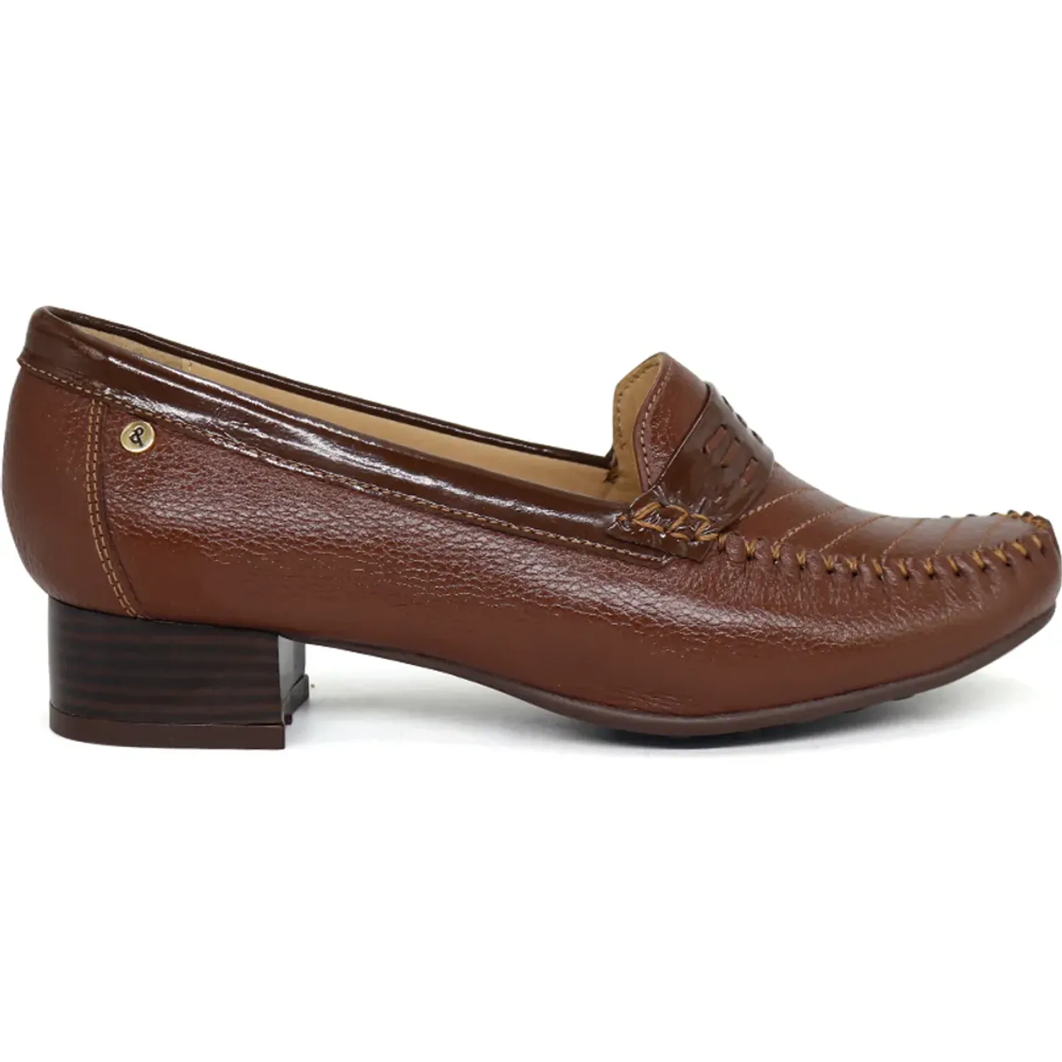 PAR&SS Zapato Par&Ss Casual De Cuero Mujer 2673-Ka26q3 color marron | Platanitos