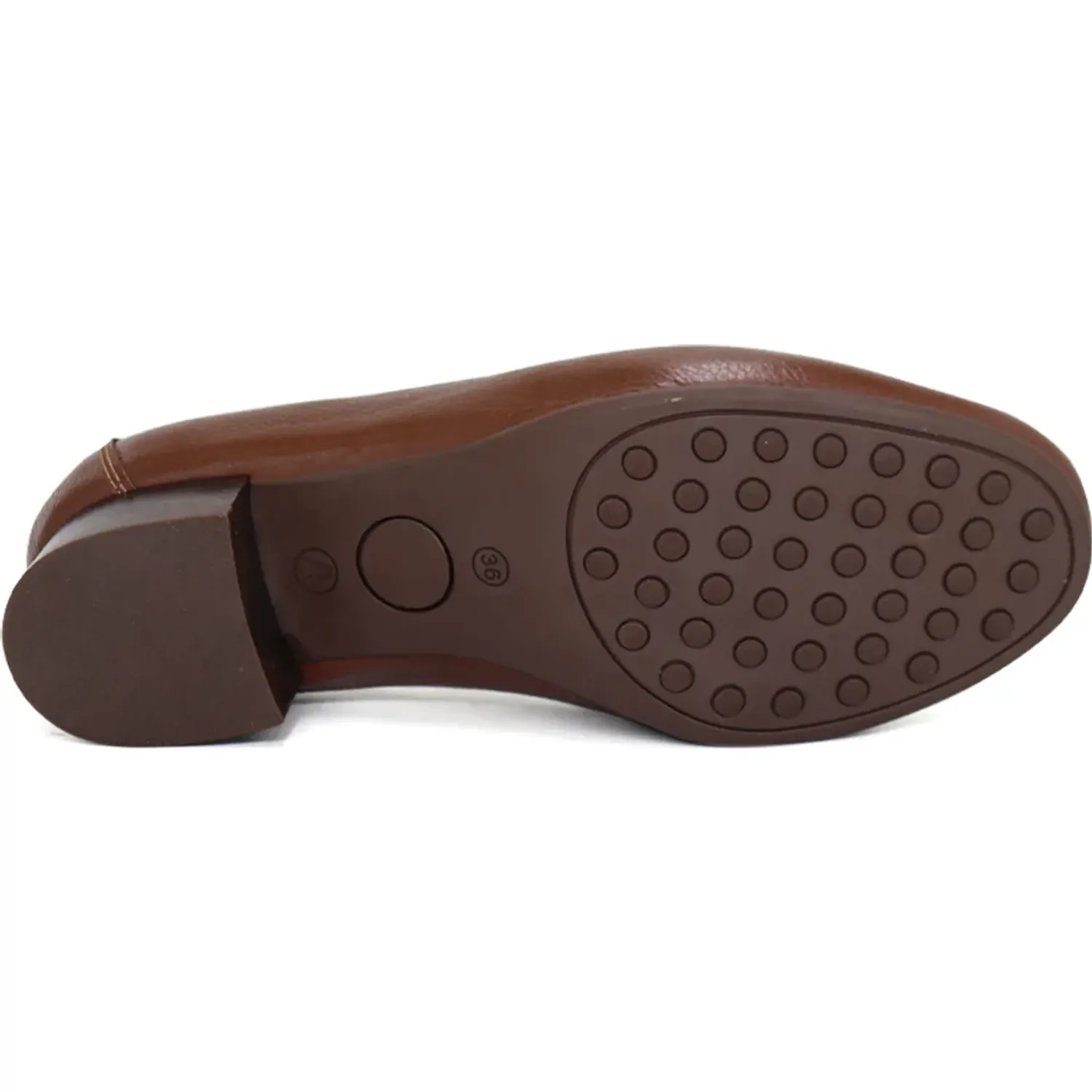 PAR&SS Zapato Par&Ss Casual De Cuero Mujer 2673-Ka26q3 color marron | Platanitos