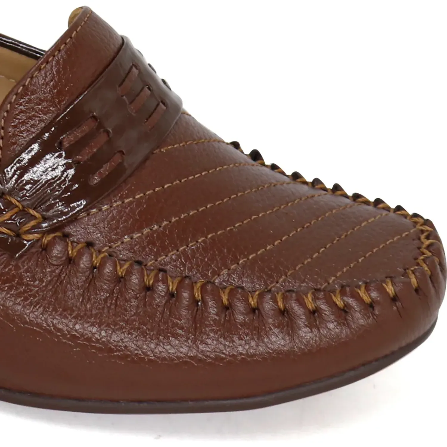 PAR&SS Zapato Par&Ss Casual De Cuero Mujer 2673-Ka26q3 color marron | Platanitos