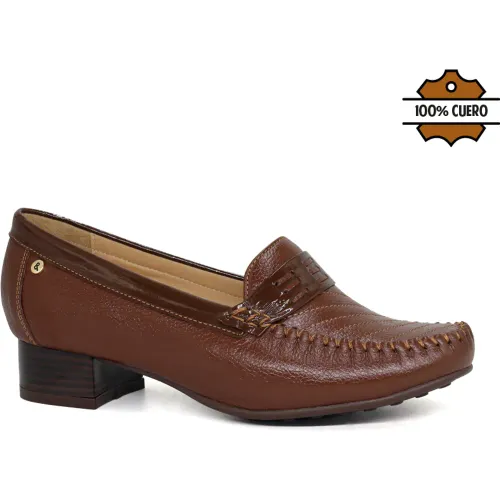 PAR&SS Zapato Casual De Cuero Mujer 2673-Ka26q3