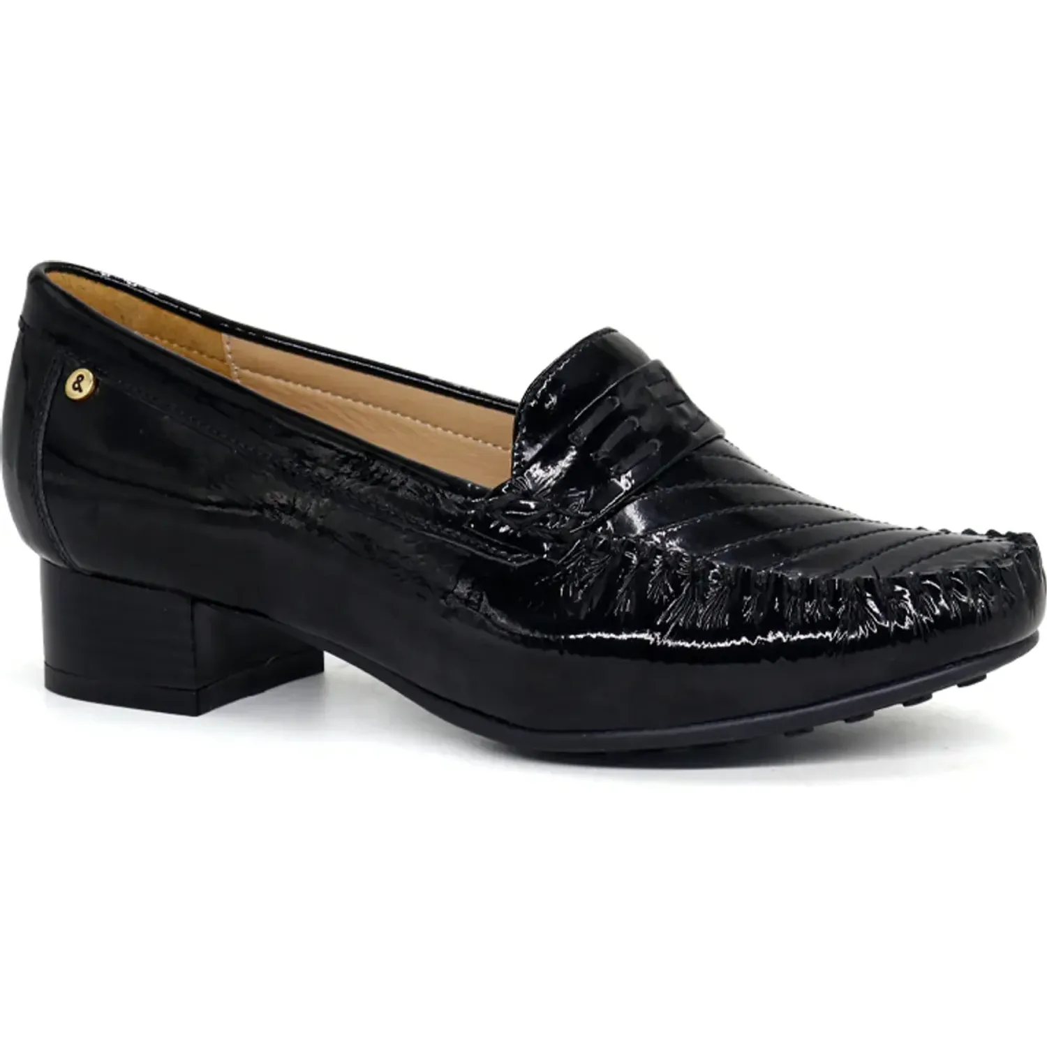 PAR&SS Zapato Par&Ss Casual De Cuero Mujer 2673-Ka26q3-N color negro | Platanitos