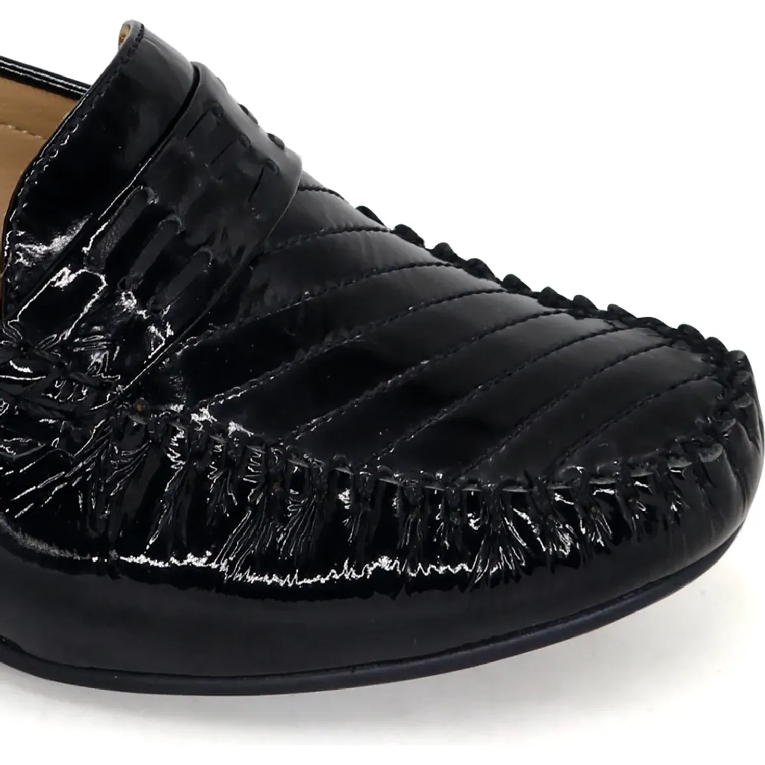 PAR&SS Zapato Par&Ss Casual De Cuero Mujer 2673-Ka26q3-N color negro | Platanitos
