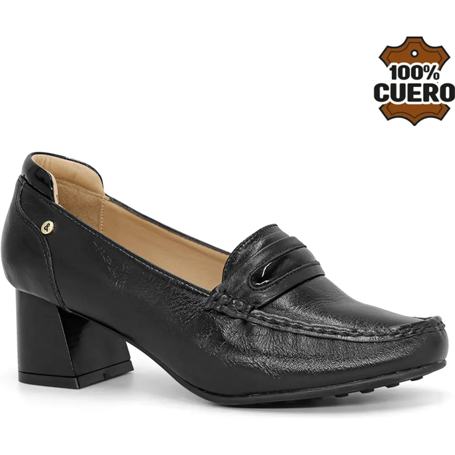 PAR&SS Zapato Par&Ss Casual De Cuero Mujer 2684-Ka26q1-N color negro | Platanitos