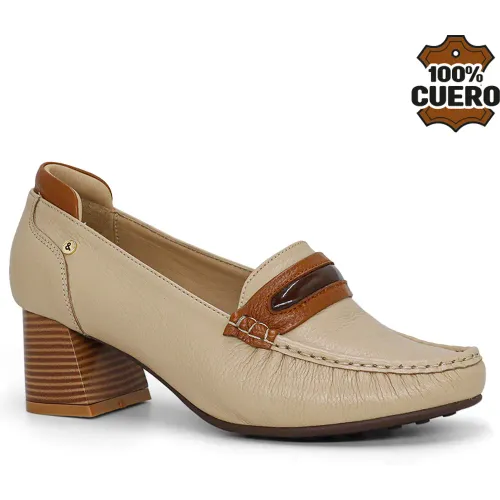 PAR&SS Zapato Casual De Cuero Mujer 2684-Ka26q1