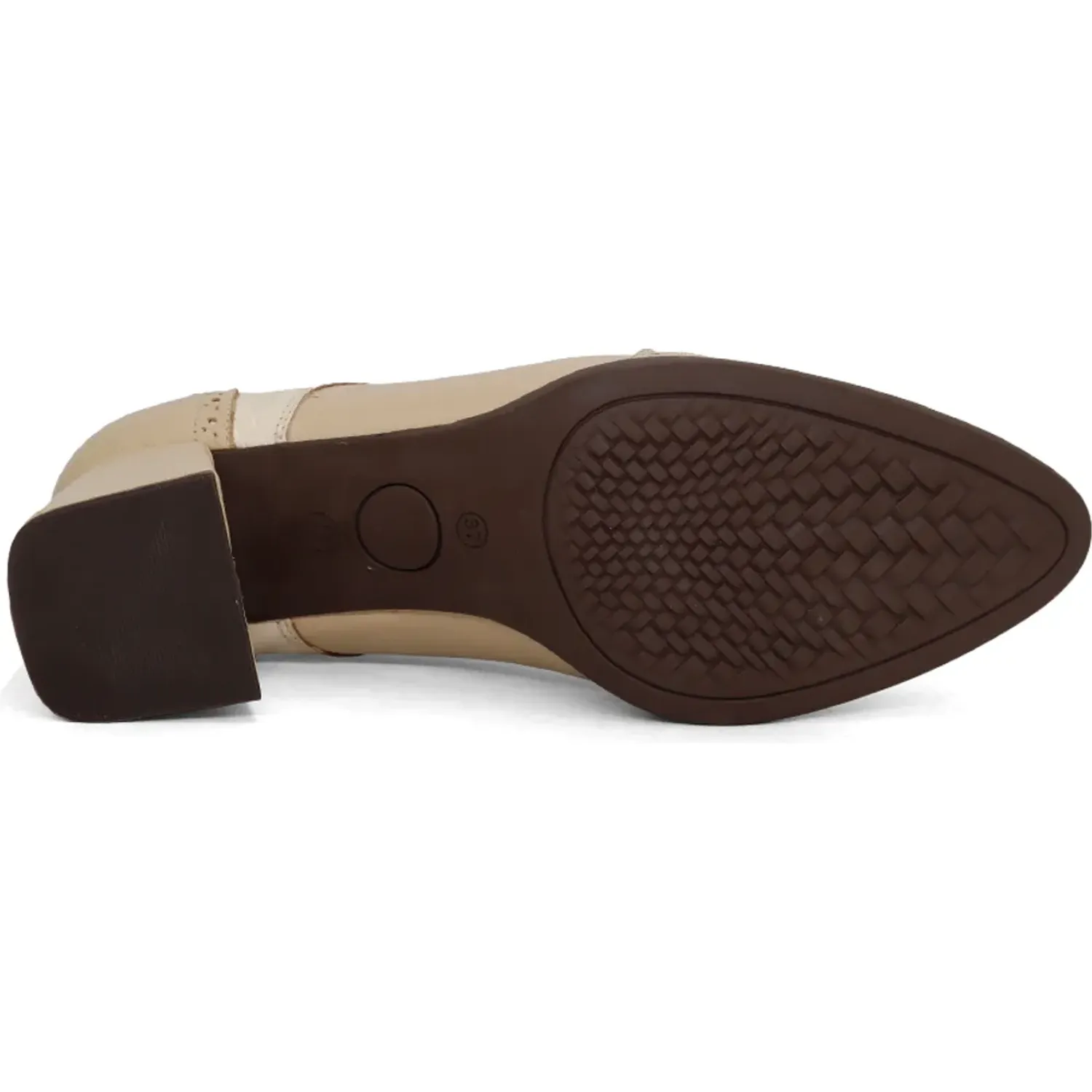 PAR&SS Zapato Par&Ss Casual De Cuero Mujer 2683-Ka26q1 color beige | Platanitos