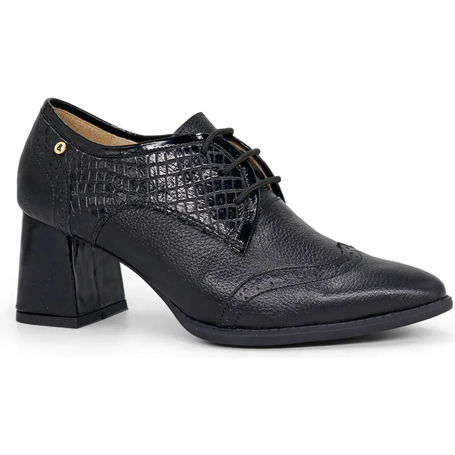 PAR&SS Zapato Par&Ss Casual De Cuero Mujer 2683-Ka26q1-N color negro | Platanitos