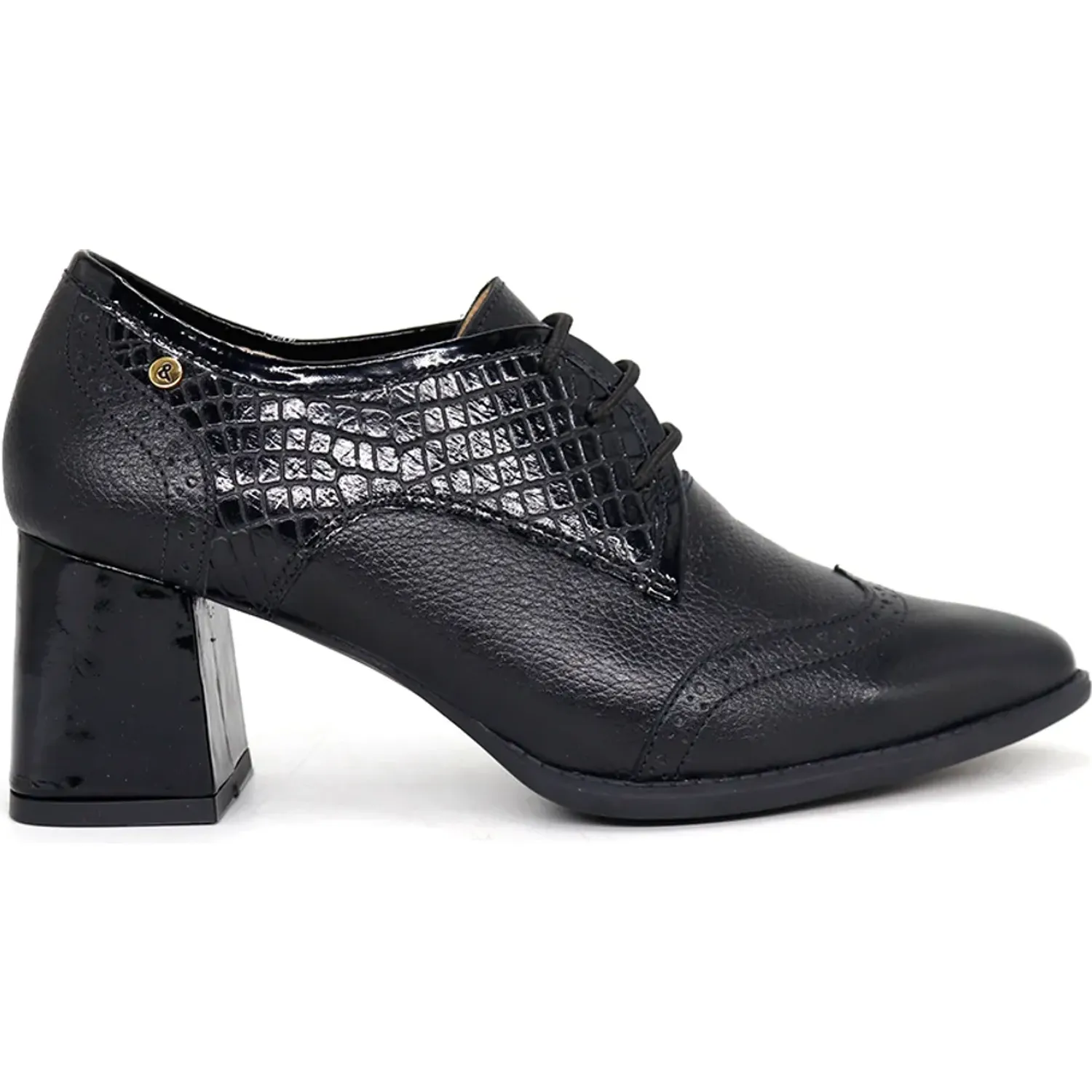 PAR&SS Zapato Par&Ss Casual De Cuero Mujer 2683-Ka26q1-N color negro | Platanitos